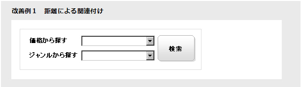 距離による関連付け