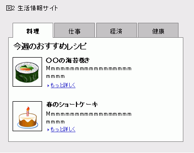 生活情報サイトの例